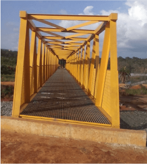 Construction of Truce Foot Bridge — photo 3