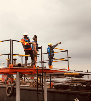 Gangway structure fabrication