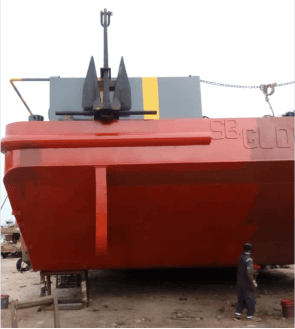 750 tons barge construction