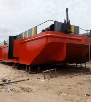 750 tons barge construction