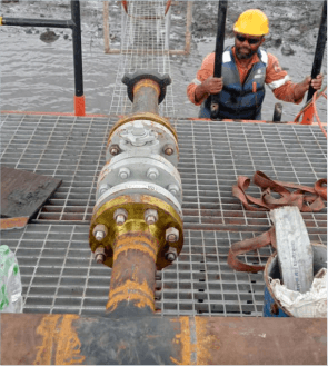 Export line fabrication
